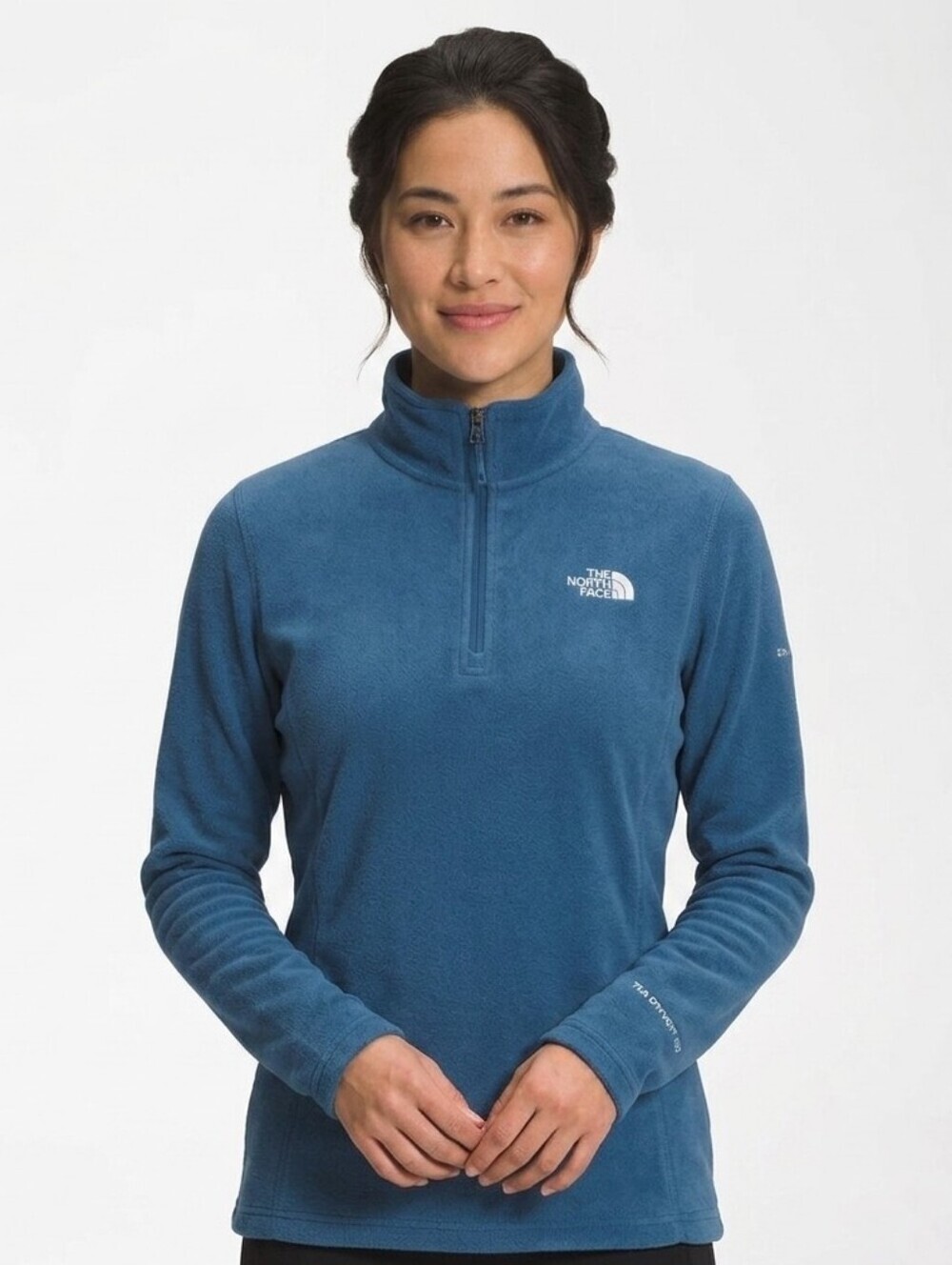 The North Face Medium Caribbean Blue Quarter Zip Pullover